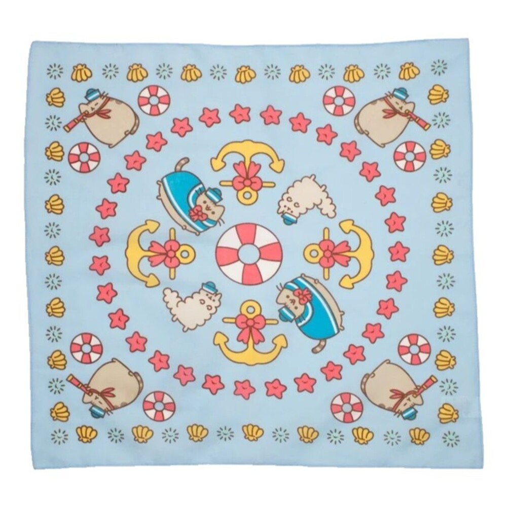 Pusheen Box Sailing Nautical Cat Bandana Summer 2019 Exclusive Head Scarf Wrap